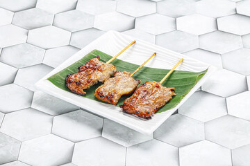 Thai cuisine - grilled pork skewer