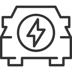 Electric Vehicle Icon