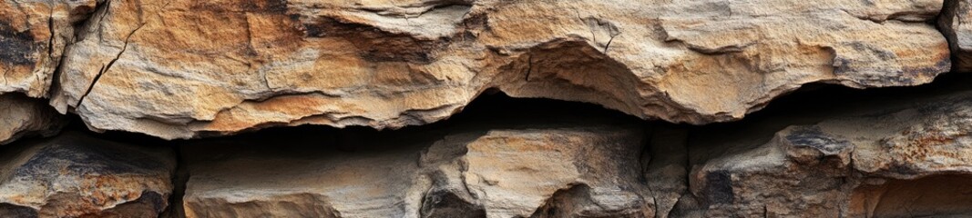 Textured Surface of Eroded Sandstone Rock