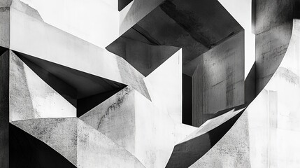 An abstract composition of intersecting diagonal lines creating a sense of movement