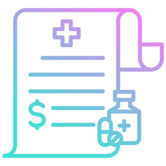 Obraz premium Medical Invoice