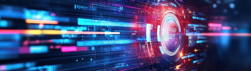 Holographic audience insights, interactive digital feedback, futuristic analytics dashboard