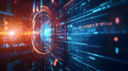 abstract futuristic data computer technology business background. 