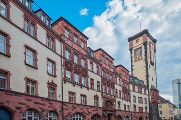 Frankfurt, a central German city on the Main River, Germany