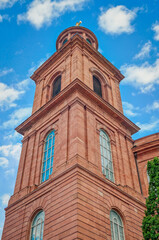 Frankfurt, a central German city on the Main River, Germany