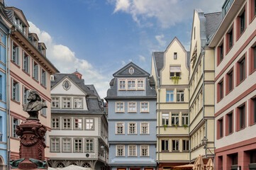 Frankfurt, a central German city on the Main River, Germany