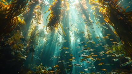 Kelp Forest: Experience a majestic kelp forest exhibit, with tall strands of seaweed swaying and home to diverse species like leopard sharks and garibaldi fish.
