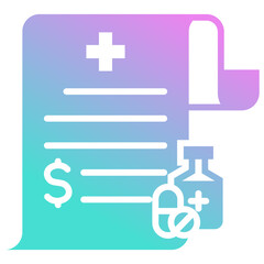 Obraz premium Medical Invoice