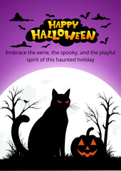 Halloween Design Post Sosial Media or poster design.