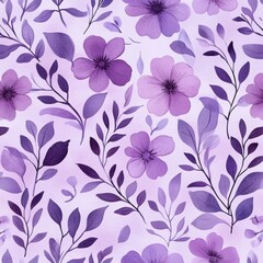 Watercolor Floral Pattern.