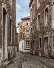 Obraz premium Beautiful city view in the medieval fairy tale of Stolberg, NRW, Germany