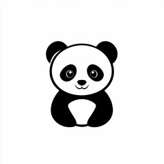 Naklejka premium Cute Panda Icon.