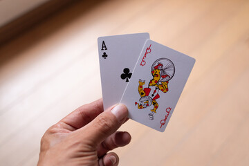 世ランプを持っている人