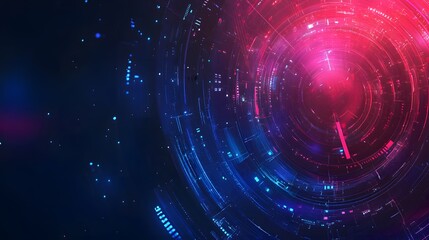 abstract technology communication concept vector background. 