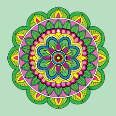 abstract background mandala design
