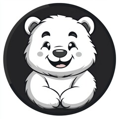 Obraz premium Cute Polar Bear.