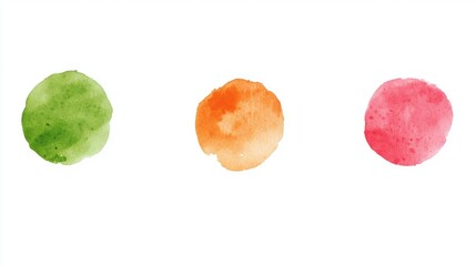 Fototapeta premium Watercolor Circles.