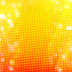 Yellow bokeh square background, Usable for social media, story, banner, poster, Advertisement, events, party, celebration, and various graphic design works