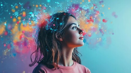 A neurodivergent person working in a creative field, highlighting their unique skills and talents