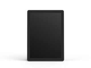 Tablet Screen. Three-dimensional Black Tablet with Blank Screen Design
