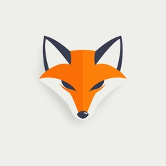 Obraz premium Fox Face Icon.