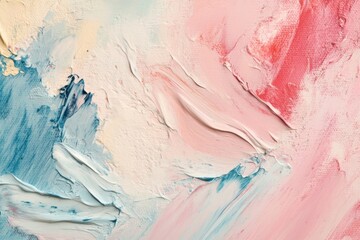 Naklejka premium Softly colored abstract art backdrop ideal for textured wallpaper, designs, prints, and diverse forms highlighting natural oil paint finish and excellent detail quality