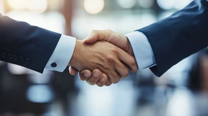 Close-up of Two Hands Shaking, Agreement, Partnership, Business Deal, handshake, agreement, partnership