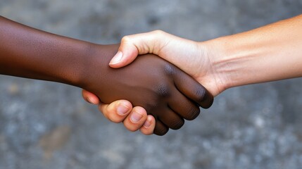 Close-up of Intertwined Hands A Symbol of Unity and Equality, diversity, inclusivity