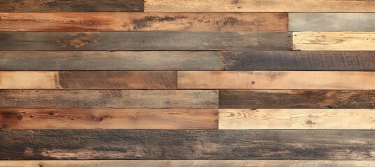 Naklejka premium A rustic, weathered barn wood background with a faded central text space