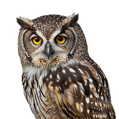 Obraz premium great owl with transparent background PNG and JPEG image 
