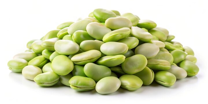 ingredient, silhouette, nutritious, vegetarian, fresh, agriculture, minerals, dietary fiber, organic, isolated, seed, nutrition, Lima bean pile isolated on white background Silhouette
