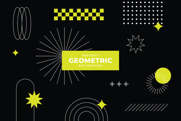 Abstract geometric background pattern layout