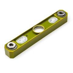 Fototapeta premium Measuring tools: Spirit level isolated on white background 