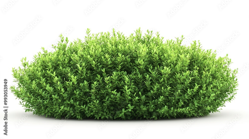 Canvas Prints green bush isolated on white background  