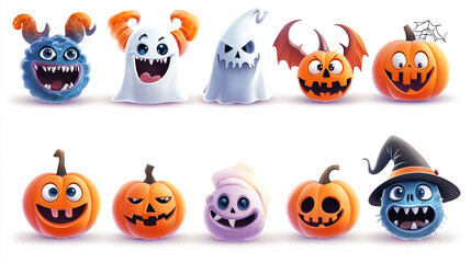 Halloween characters.