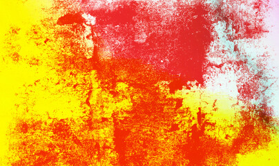 Red and yellow abstract water paint design background template suitable for flyers, banner, social media, covers, blogs, eBooks, newsletters etc. or insert picture or text with copy space