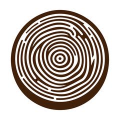  Hand drawn tree ring wood circle vector flat design