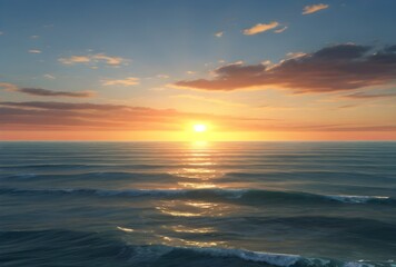 Obraz premium New Year's sunrise 