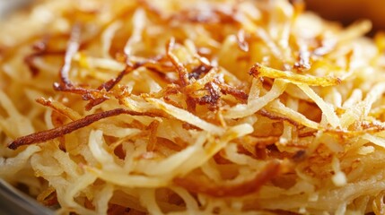Crispy Shredded Hash Browns in Golden Perfection