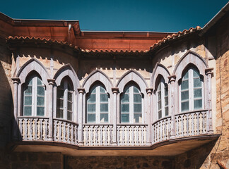 Construction detail of the "castle" the headquarters of the Ingurtosu mine