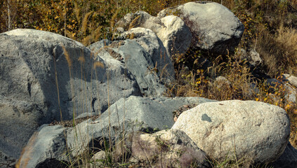 rock in the mountains