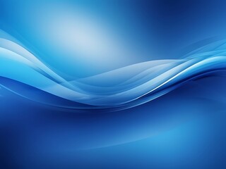 Fototapeta premium Abstract Modern blue wave Background, Wallpaper, Photo for post banner. Ai Gegerated