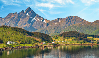 norwegische küstenlandschaft 