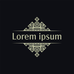 Light Blue Symmetrical Floral Design with Diamond Center Great for high end jewelry