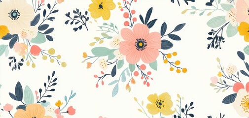 Floral Pattern Seamless.