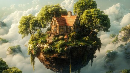 loating Home Among the Clouds