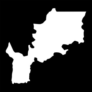 Lomami province map, administrative division of Democratic Republic of the Congo. Vector illustration.