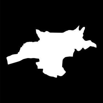 Mongala province map, administrative division of Democratic Republic of the Congo. Vector illustration.