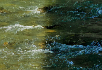 River Waves Between Two Worlds: Relax and Leave Your Burdens Behind