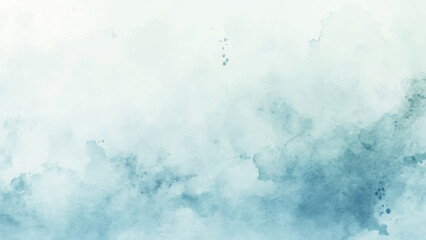 Abstract horizontal watercolor background. Hand drawn vector texture. Brush stroked painting pastel color watercolour